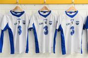 26 March 2017; A general view of Waterford jerseys in their dressing room ahead of the Allianz Hurling League Division 1A Round 5 match between Clare and Waterford at Cusack Park in Ennis. Photo by Diarmuid Greene/Sportsfile