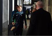 26 March 2017; Podge Collins and Conor McGrath arrive ahead of the Allianz Hurling League Division 1A Round 5 match between Clare and Waterford at Cusack Park in Ennis. Photo by Diarmuid Greene/Sportsfile