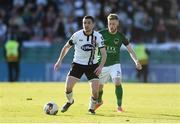 25 March 2017; Michael Duffy of Dundalk in action against Kevin O'Connor of Cork City during the SSE Airtricity League Premier Division game between Cork City and Dundalk at Turner's Cross in Cork. Photo by Diarmuid Greene/Sportsfile