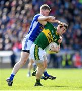 26 March 2017; Stephen O’Brien of Kerry in action against Rory Dunne of Cavan during the Allianz Football League Division 1 Round 6 match between Cavan and Kerry at Kingspan Breffni Park in Cavan. Photo by Stephen McCarthy/Sportsfile