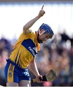 26 March 2017; Podge Collins of Clare celebrates after scoring his side's first goal during the Allianz Hurling League Division 1A Round 5 match between Clare and Waterford at Cusack Park in Ennis. Photo by Diarmuid Greene/Sportsfile