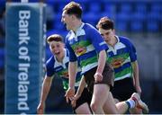 26 March 2017; Gorey's Joe Naughon, right, celebrates at the final whistle of the Leinster Under 18 Youth Division 1 Final between Gorey and Tullow at Donnybrook Stadium in Dublin. Photo by Ramsey Cardy/Sportsfile
