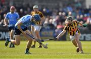 26 March 2017; Eoghan O'Donnell of Dublin in action against Richie Hogan of Kilkenny during the Allianz Hurling League Division 1A Round 5 match between Dublin and Kilkenny at Parnell Park in Dublin. Photo by Brendan Moran/Sportsfile