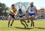 26 March 2017; Barry Coughlan of Waterford in action against John Conlon of Clare during the Allianz Hurling League Division 1A Round 5 match between Clare and Waterford at Cusack Park in Ennis. Photo by Diarmuid Greene/Sportsfile