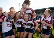 26 March 2017; Presentation Thurles players celebrate following their victory during the Lidl All Ireland PPS Senior C Championship Final match between Presentation S.S and Holy Faith S.S at O'Moore Park in Portlaoise. Photo by Seb Daly/Sportsfile