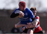 26 March 2017; Ross Barbour of Enniscorthy is tackled by Ben Porter of Wicklow during the Leinster Provincial Towns Cup Quarter-Final match between Enniscorthy and Wicklow at Enniscorthy RFC in Co. Wexford. Photo by Matt Browne/Sportsfile