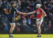 26 March 2017; Patrick Horgan of Cork is congratulated by Darren Gleeson of Tipperary after his sides win during the Allianz Hurling League Division 1A Round 5 match between Cork and Tipperary at Páirc Uí Rinn in Cork. Photo by Eóin Noonan/Sportsfile