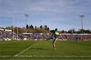 26 March 2017; Bryan Sheehan of Kerry kicks a free during the Allianz Football League Division 1 Round 6 match between Cavan and Kerry at Kingspan Breffni Park in Cavan. Photo by Stephen McCarthy/Sportsfile