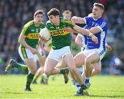 26 March 2017; Paul Geaney of Kerry in action against Killian Clarke of Cavan during the Allianz Football League Division 1 Round 6 match between Cavan and Kerry at Kingspan Breffni Park in Cavan. Photo by Stephen McCarthy/Sportsfile