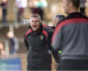 26 March 2017; Mayo manager Stephen Rochford reacts after his sides winning point during the Allianz Football League Division 1 Round 6 match between Tyrone and Mayo at Healy Park in Omagh. Photo by Oliver McVeigh/Sportsfile