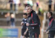 26 March 2017; Mayo Manager Stephen Rochford reacts after his sides winning point during the Allianz Football League Division 1 Round 6 match between Tyrone and Mayo at Healy Park in Omagh. Photo by Oliver McVeigh/Sportsfile