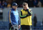 26 March 2017; Clare joint managers Gerry O'Connor, left, and Donal Moloney after the Allianz Hurling League Division 1A Round 5 match between Clare and Waterford at Cusack Park in Ennis. Photo by Diarmuid Greene/Sportsfile