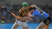 26 March 2017; Joey Holden of Kilkenny is tackled by Donal Burke of Dublin during the Allianz Hurling League Division 1A Round 5 match between Dublin and Kilkenny at Parnell Park in Dublin. Photo by Brendan Moran/Sportsfile