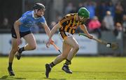 26 March 2017; Joey Holden of Kilkenny in action against Donal Burke of Dublin during the Allianz Hurling League Division 1A Round 5 match between Dublin and Kilkenny at Parnell Park in Dublin. Photo by Brendan Moran/Sportsfile