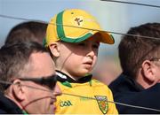 26 March 2017; A young Donegal fan during the Allianz Football League Division 1 Round 6 match between Donegal and Monaghan at Fr. Tierney Park in Ballyshannon, Co. Donegal. Photo by Philip Fitzpatrick/Sportsfile