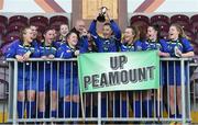 26 March 2017; The Peamount United FC team celebrate at the end of the FAI Women's U18 Cup Final match between Cregmore Claregalway and Peamount United FC at Eamon Deacy Park in Galway. Photo by David Maher/Sportsfile