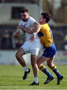 26 March 2017; Fergal Conway of Kildare in action against Cian O'Dea of Clare during the Allianz Football League Division 2 Round 6 match between Kildare and Clare at St Conleth's Park in Newbridge. Photo by Daire Brennan/Sportsfile