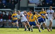 26 March 2017; Tommy Moolick of Kildare in action against Darren Nagle of Clare during the Allianz Football League Division 2 Round 6 match between Kildare and Clare at St Conleth's Park in Newbridge. Photo by Daire Brennan/Sportsfile