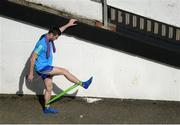 26 March 2017; Ciarán Russell of Clare does his warm-up ahead of the Allianz Football League Division 2 Round 6 match between Kildare and Clare at St Conleth's Park in Newbridge. Photo by Daire Brennan/Sportsfile