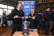 26 March 2017; Andrew Owen, Bank of Ireland and Chairman of Enniscorthy RFC, with Colin Kingston, Bank of Ireland and past president of Wicklow RFC, at the Leinster Provincial Towns Cup semi-finals draw at Enniscorthy RFC in Co. Wexford Photo by Matt Browne/Sportsfile