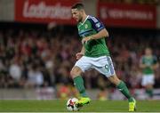 26 March 2017; Conor Washington of Northern Ireland in action during the FIFA World Cup Qualifer Group C match between Northern Ireland and Norway at Windsor Park in Belfast Photo by Oliver McVeigh/Sportsfile