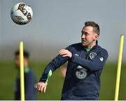 27 March 2017; Aiden McGeady of the Republic of Ireland during squad training at FAI National Training Centre, in Abbotstown, Co. Dublin. Photo by David Maher/Sportsfile