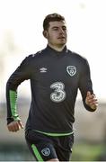 27 March 2017; John Egan of the Republic of Ireland during Squad Training at FAI National Training Centre, in Abbotstown, Co. Dublin.  Photo by David Maher/Sportsfile