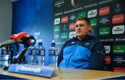 27 March 2017; Tadhg Furlong of Leinster during a Leinster Rugby Press Conference in Leinster Rugby HQ, UCD in Dublin. Photo by Brendan Moran/Sportsfile