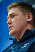 27 March 2017; Tadhg Furlong of Leinster during a Press Conference in Leinster Rugby HQ, UCD in Dublin. Photo by Brendan Moran/Sportsfile