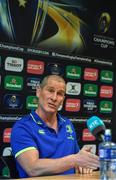 27 March 2017; Leinster Senior Coach Stuart Lancaster during a Press Conference in Leinster Rugby HQ, UCD in Dublin. Photo by Brendan Moran/Sportsfile
