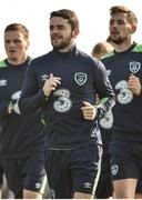 27 March 2017; Robbie Brady of the Republic of Ireland during Squad Training at FAI National Training Centre, in Abbotstown, Co. Dublin. Photo by David Maher/Sportsfile
