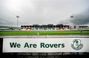 8 September 2011; A general view of signage at Tallaght Stadium, where Shamrock Rovers are due to play Rubin Kazan in the first of their UEFA Europa League group stage games. Tallaght Stadium, Tallaght, Dublin. Picture credit: Brian Lawless / SPORTSFILE
