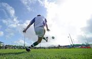 10 September 2011; Paul Broderick, from Carlow, in action during the Mens MBNA Kick Fada Finals 2011, Bray Emmets GAA Club, Co. Wicklow. Picture credit: Matt Browne / SPORTSFILE