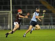 10 September 2011; Danny Sutcliffe, Dublin, in action against Jason Grealish, Galway. Bord Gais Energy GAA Hurling Under 21 All-Ireland 'A' Championship Final, Galway v Dublin, Semple Stadium, Thurles, Co. Tipperary. Picture credit: Ray McManus / SPORTSFILE