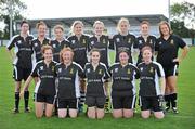 10 September 2011; The Kilkenny RFC team, back row, from left to right, Brona Kelly, Bridie Stacklem, Jessie Mahony, Shelia Kelly, Aisling McCool, Heather Purcell, Mary Forestal and Yvonne Hickey. Front row, from left to right, Aoife Lyons, Mary Broderick, Emily Murtagh, Fiona Cantwell and Mandolin Carroll. Leinster Womens Rugby Season Opener Blitz, Ashbourne RFC, Ashbourne, Co. Meath. Picture credit: Barry Cregg / SPORTSFILE