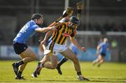 26 March 2017; Conor Fogarty of Kilkenny in action against Donal Burke of Dublin during the Allianz Hurling League Division 1A Round 5 match between Dublin and Kilkenny at Parnell Park in Dublin. Photo by Brendan Moran/Sportsfile