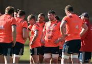 27 March 2017; Munster players including Peter O'Mahony, right, Simon Zebo, centre, and Keith Earls during Munster Rugby squad training at the University of Limerick in Limerick. Photo by Diarmuid Greene/Sportsfile