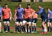 27 March 2017; Munster players, from right to left, Simon Zebo, Peter O'Mahony, Mark Chisholm, and CJ Stander during Munster Rugby squad training at the University of Limerick in Limerick. Photo by Diarmuid Greene/Sportsfile