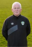 27 March 2017; Cabinteely F.C. manager Pat Devlin during Cabinteely Squad Portraits 2017 at Stradbrook, in Blackrock, Co. Dublin.  Photo by Piaras Ó Mídheach/Sportsfile