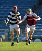 25 March 2017; Adrian Mullen of St Kieran's College in action against Paddy Cadell of Our Lady's Secondary School Templemore during the Masita GAA All Ireland Post Primary Schools Croke Cup Final game between St. Kieran's College and Our Ladys Secondary School Templemore at Semple Stadium in Thurles, Co. Tipperary. Photo by Piaras Ó Mídheach/Sportsfile