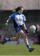 24 March 2017; Chloe Collins of St Ciarán's Ballygawley during the Lidl All Ireland PPS Senior A Championship Final match between John The Baptist Community School and St Ciarans Ballygawley at Cusack Park in Mullingar, Co Westmeath. Photo by Piaras Ó Mídheach/Sportsfile