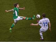 28 March 2017; Jeff Hendrick of Republic of Ireland in action against Jon Dadi Bodvarsson of Iceland during the International Friendly match between the Republic of Ireland and Iceland at the Aviva Stadium in Dublin. Photo by Eóin Noonan/Sportsfile