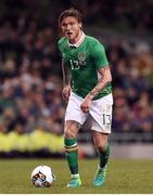 28 March 2017; Jeff Hendrick of Republic of Ireland during the International Friendly match between the Republic of Ireland and Iceland at the Aviva Stadium in Dublin. Photo by Matt Browne/Sportsfile