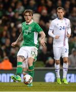 28 March 2017; Jeff Hendrick of Republic of Ireland during the International Friendly match between the Republic of Ireland and Iceland at the Aviva Stadium in Dublin. Photo by Cody Glenn/Sportsfile