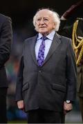 28 March 2017; The President of Ireland Michael D. Higgins ahead of the International Friendly match between the Republic of Ireland and Iceland at the Aviva Stadium in Dublin. Photo by Cody Glenn/Sportsfile