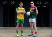 29 March 2017; Marty O'Reilly of Donegal, left, and Paddy Durkan of Mayo and in attendance during an Allianz Football League Media Event at Croke Park in Dublin, ahead of their Allianz Football League match in Elverys MacHale Park, Castlebar, this coming Sunday. Photo by Sam Barnes/Sportsfile