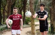 29 March 2017; Dessie Connely of Galway, left, and Darragh Cummins of Sligo officially launched the 2017 EirGrid GAA Football U21 Connacht Final today. The game is scheduled to take place this Saturday, 1st April in Markievicz Park, Sligo at 6pm. Fans who cannot attend the game can catch all the action live on www.tg4.ie or keep up to date following #EirGridGAA. EirGrid is a state-owned company that manages and develops Ireland's electricity grid. For more information please see www.eirgrid.com. Photo by Sam Barnes/Sportsfile