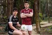 29 March 2017; Darragh Cummins of Sligo, left, and Dessie Connely of Galway officially launched the 2017 EirGrid GAA Football U21 Connacht Final today. The game is scheduled to take place this Saturday, 1st April in Markievicz Park, Sligo at 6pm. Fans who cannot attend the game can catch all the action live on www.tg4.ie or keep up to date following #EirGridGAA. EirGrid is a state-owned company that manages and develops Ireland's electricity grid. For more information please see www.eirgrid.com. Photo by Sam Barnes/Sportsfile