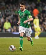 28 March 2017; Robbie Brady of Republic of Ireland during the International Friendly match between the Republic of Ireland and Iceland at the Aviva Stadium in Dublin. Photo by David Maher/Sportsfile