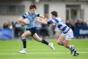 29 March 2017; Simon O'Kelly of St Michael's College is tackled by Ben Brownlee of Blackrock College during the Bank of Ireland Leinster Schools Junior Cup Final Replay between St. Michaels College and Blackrock College at Donnybrook Stadium in Dublin. Photo by Ramsey Cardy/Sportsfile
